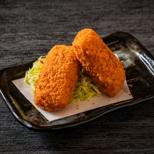 定番のハムカツ/カニクリームコロッケ