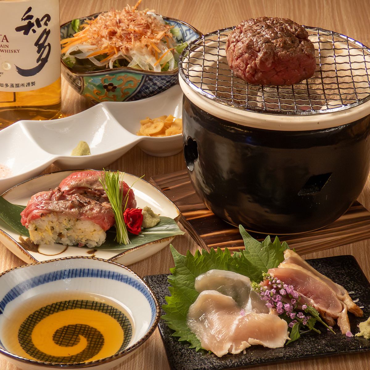 Enjoy a meal in a homely atmosphere, just a 6-minute walk from Kurashiki Station.