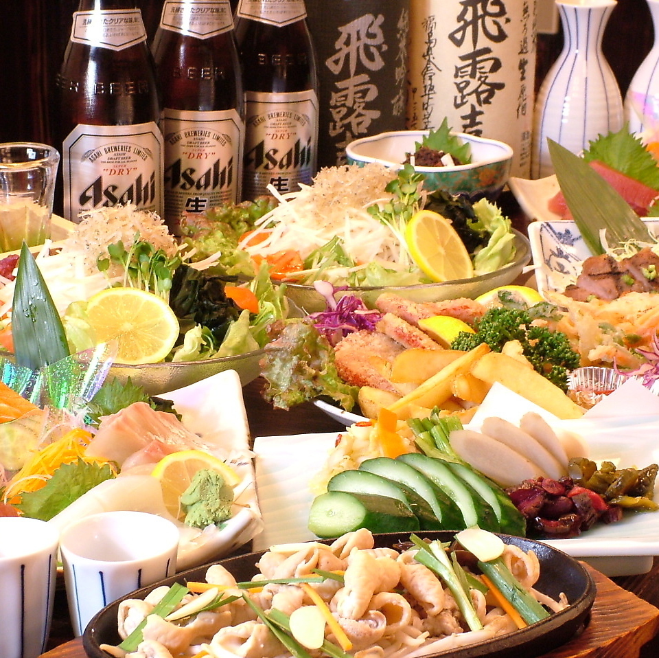 地元の食材や地酒を堪能！いつもの安兵衛でゲストをおもてなし♪