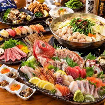 『自慢のラインナップ！!3H飲み放題付き酒場コース』6000円⇒5000円