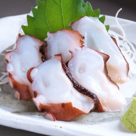 地たこ刺身/かつおたたき/まぐろ刺身