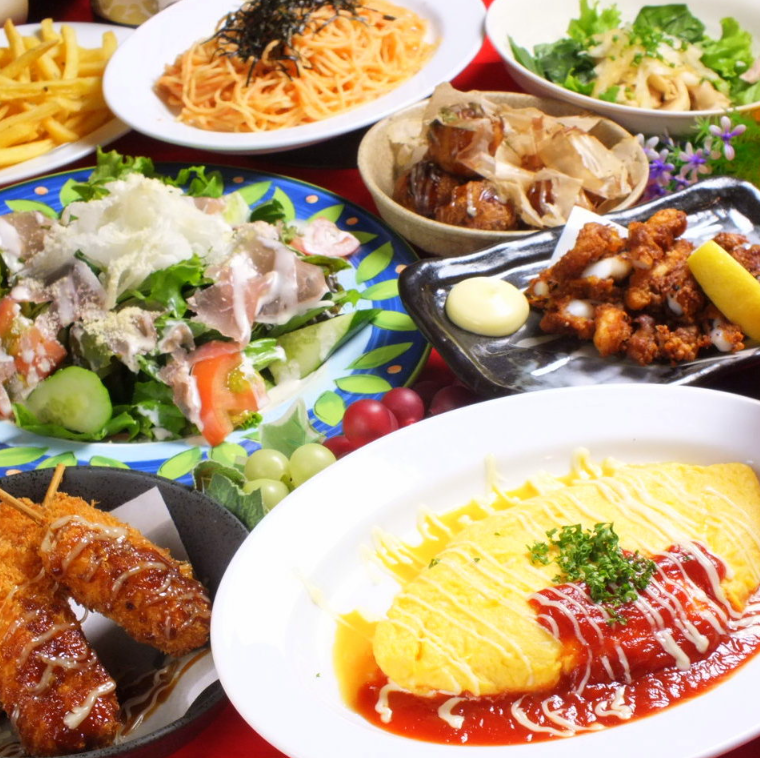 ★食飲放題女性2400円(税込2640円)/男性2980円(税込3278円)
