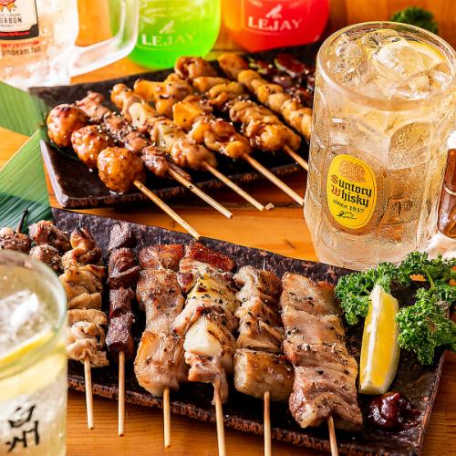 焼き鳥8本盛り合わせ