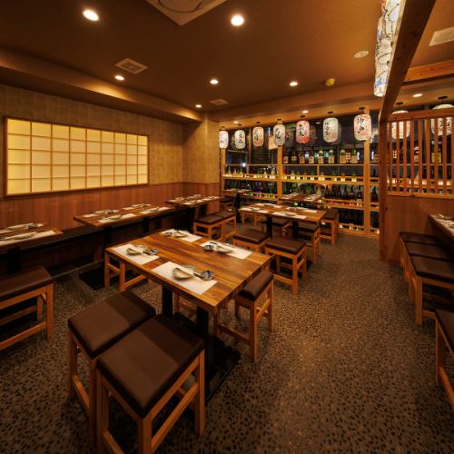 <p>新橋で忙しさを忘れさせてくれる空間をご提供★女子会、合コン、接待、記念日などにオススメ!大人数のお客様に大人気の当店の団体様用掘りごたつ席や貸切のご予約はお早めに!※完全個室・半個室・オープン等ご用命はご予約時に承ります。当日や来店時にはご希望に添えない場合がございますのでご承知おきください。</p>