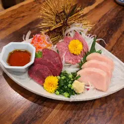 馬肉 3点盛り合わせ