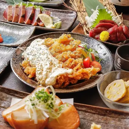 『彩(いろどり)コース』自家製チキン南蛮含8品 2時間飲み放題付 4500円⇒3500円
