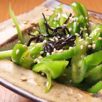 【店長一押し】塩昆布ピーマン