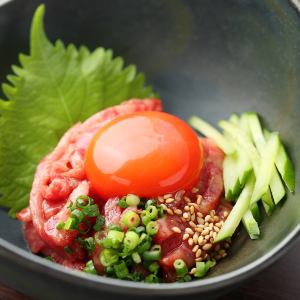 오미규 특선 레어스테이크 유케풍