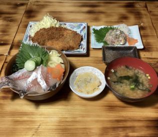 Horse mackerel A set menu