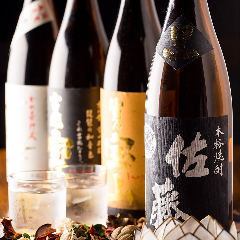We prepared famous shochu of famous all over Japan.