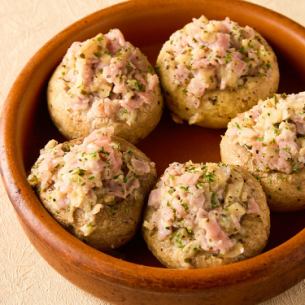 European-style roasted mushrooms