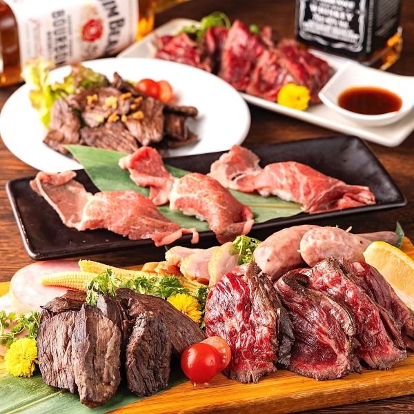 《肉料理も食べ放題》お昼からの贅沢を。12時から営業中◎肉も刺身も全メニュー食べ飲み放題コース5000円