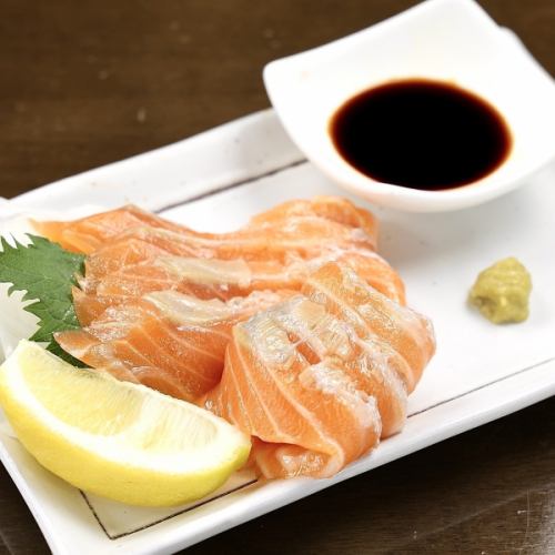 Salmon sashimi