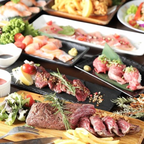 All-you-can-eat and drink for 3 hours from 3,000 yen
