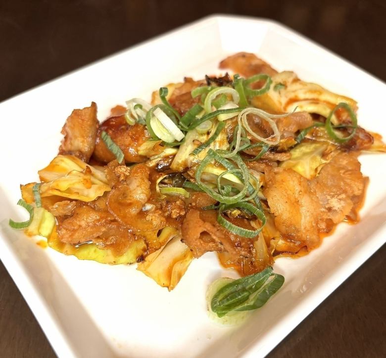 豚キャベツ甘辛炒め