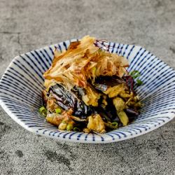 炭火直焼の焼茄子