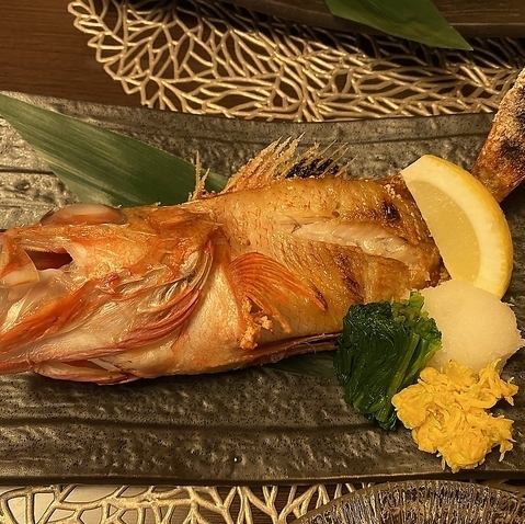 きんきの塩焼き