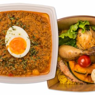 chicken keema curry box