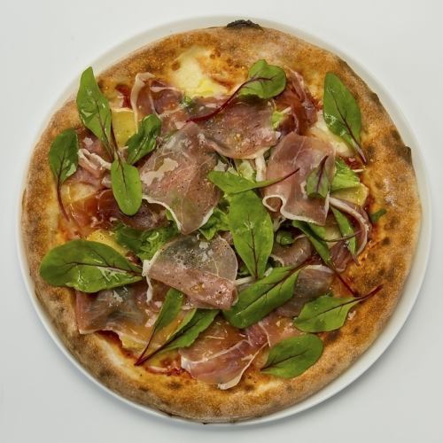 Three Kinds of Uncured Ham and Arugula