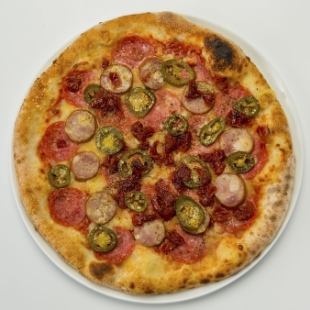 American pepperoni and sausage