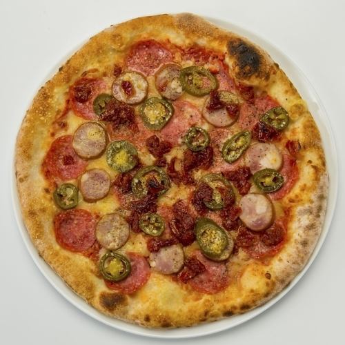 American pepperoni and sausage