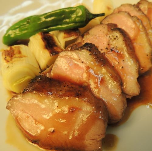 Grilled Duck with Green Onions