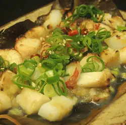 魚介の昆布焼き もろみ醤油