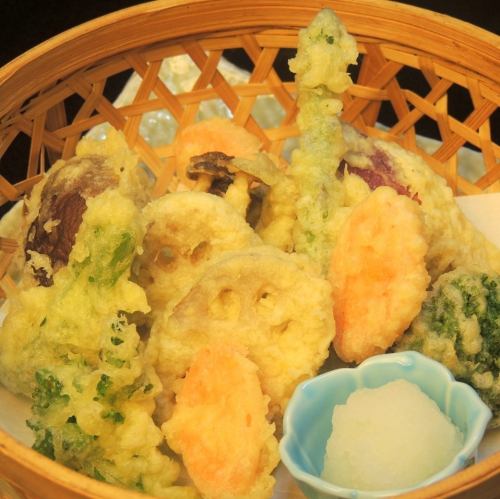 季節野菜の天ぷら