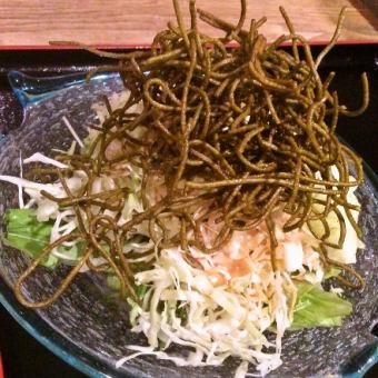 Tea soba crunchy salad