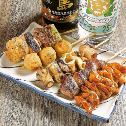 【1本から注文可能！】串焼き1本140円～とコスパ◎焼き鳥、野菜串、天ぷら串、串揚げなど楽しめます♪