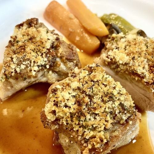 秋川牧園　無投薬鶏もも肉のディアブル風