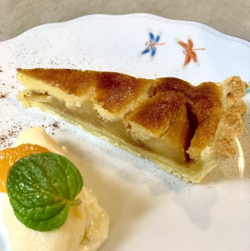 ノルマンディ風リンゴのタルト