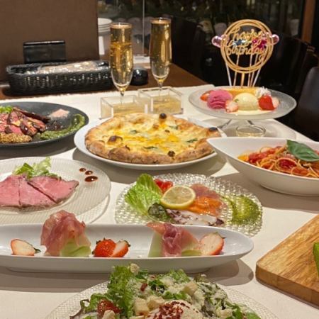 ◆Limited to 3 groups per day. Kimuraya anniversary course, 10 dishes in total, 3 hours of all-you-can-drink♪ *3 hours on Fridays, Saturdays and before holidays◆