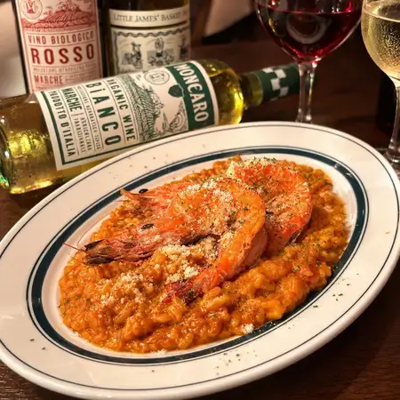 Rich prawn bisque risotto
