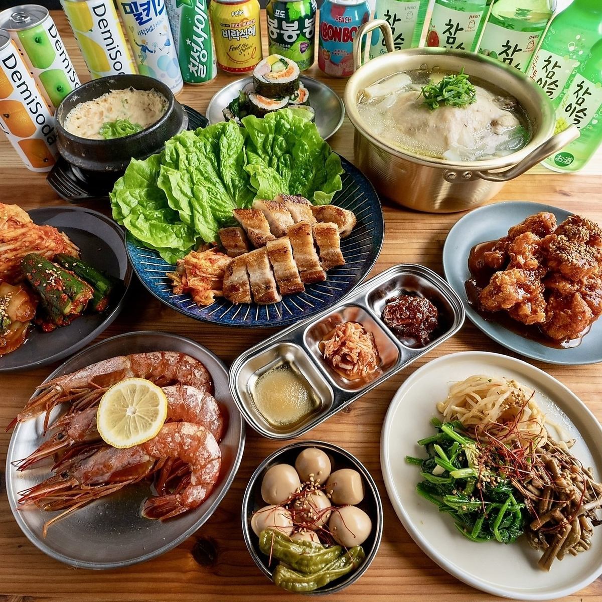 大人数での宴会も可能！韓国料理で盛り上がる宴会をどうぞ！