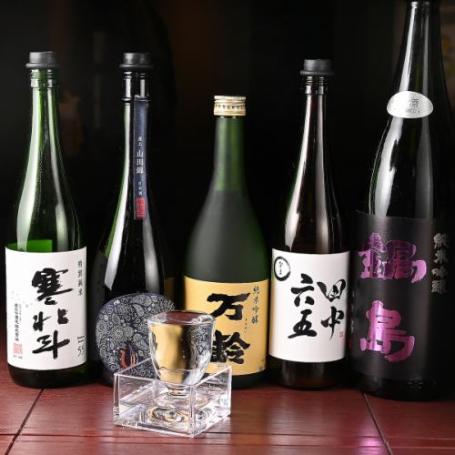 豊富な日本酒ラインナップ