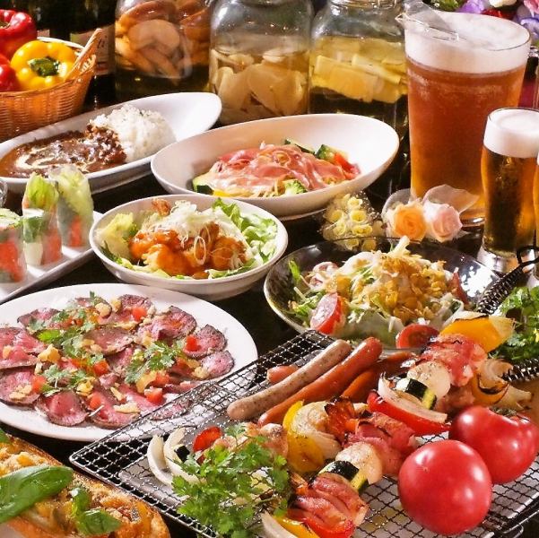 【PARTYコース】2時間飲み放題付き！5000円⇒4500円　～ちょっと豪華な歓迎会に～