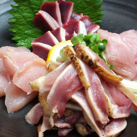 Daisen chicken sashimi