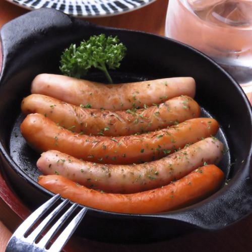 Assortment of smoked sausages