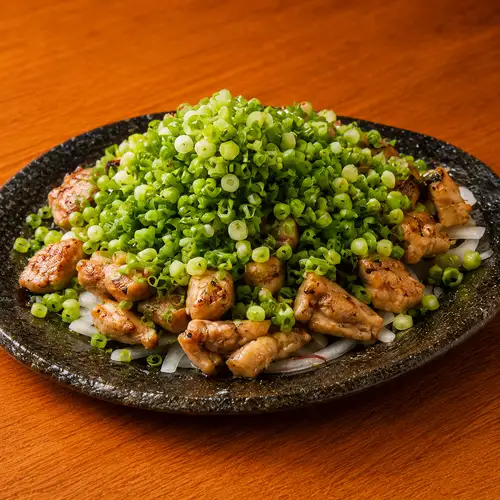 大山雞裹上蔥花