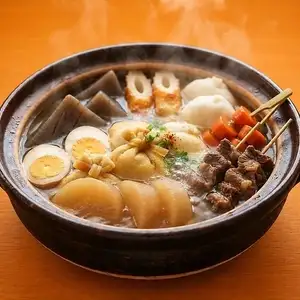 自製京都風味關東煮，湯底香濃