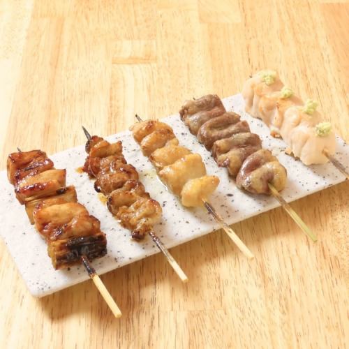 More than 40 types of [authentic yakitori]