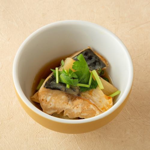 サバと長芋の焼き浸し　【温】