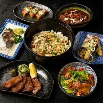 【個室確約】-蔵kuraコース-『大トロ牛タンの炭火焼き』2時間飲み放題付き5,500円→5,000円！