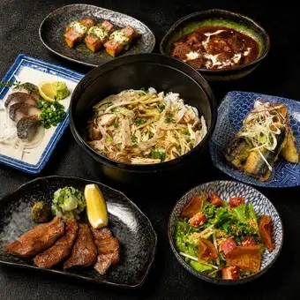 【個室確約】-蔵kuraコース-『大トロ牛タンの炭火焼き』2時間飲み放題付き5,500円→5,000円！