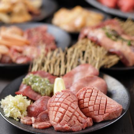 厚切り牛タン★和牛肉寿司も！ 食べ放題コース◆◆5500円(税込)