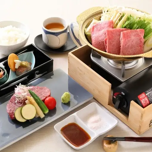 シルバーウイーク限定！【肉尽くしコース】国産牛ステーキ＆A5黒毛和牛すき焼きで7500円→7000円