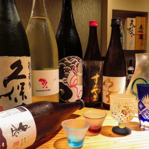 There are plenty of sake selected carefully for shopkeepers