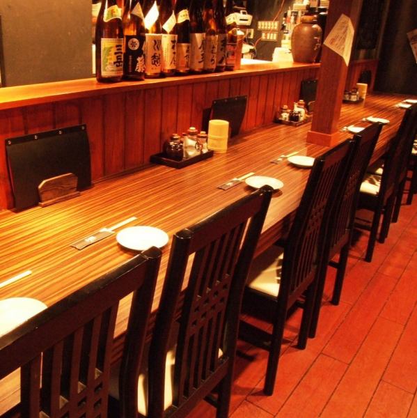 There are counter seats in the open kitchen.The staff is super fun and can enjoy alone! Recommended for dating something ♪ [Omiya / Omiya Station / Tavern / Private / All you can drink / 3 hours / Yakitori / Yakitori / Banquet / Year-end party]