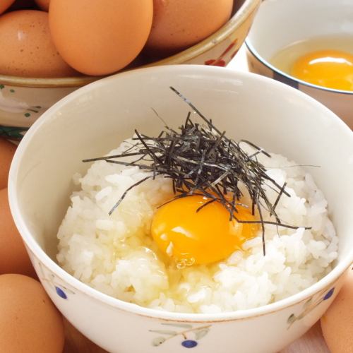 Fresh morning which egg kakigake
